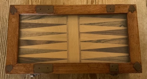 Vintage backgammon dominoes - vintage,