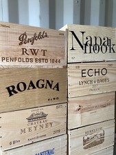 Discount WOODEN WINE BOXES x6