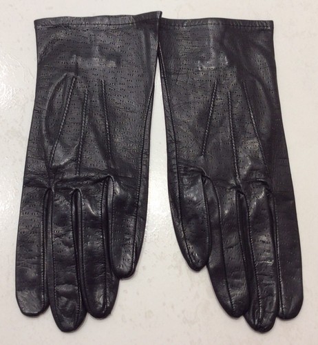 Unworn vintage black kid - vintage,