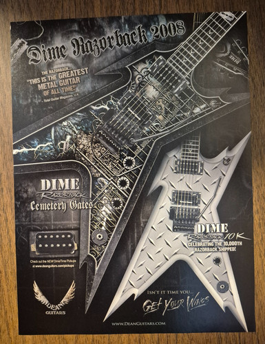 Dean guitars dime razorback - guitars,