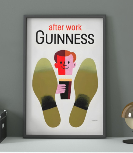 After work guinness - guinness, unframed