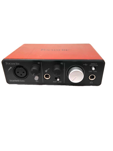 Focusrite scarlett solo - scarlett, usb