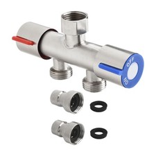 Water Diverter Valve with Two Outlets for Washing Machines and Toilets