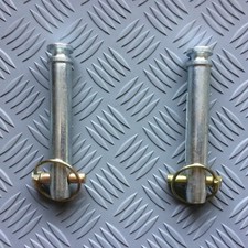 Tractor Lower Link Pins Cat 1 (22mm)  4.5/16" (110mm) Useable Length + linch pin