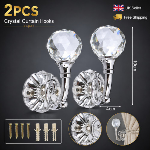 2pieces crystal alloy curtain - alloy,
