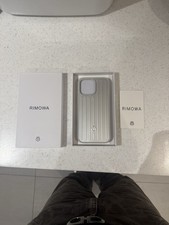 Rimowa Aluminum Silver Case for iPhone 16 Pro Max