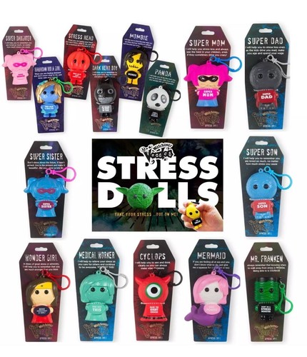 Personalised keyring stress - ,