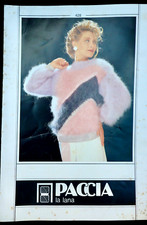 Vintage 1980s Paccia La Lana Jumper Sweater Knitting Pattern 428