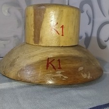 Wooden hat block millinery 