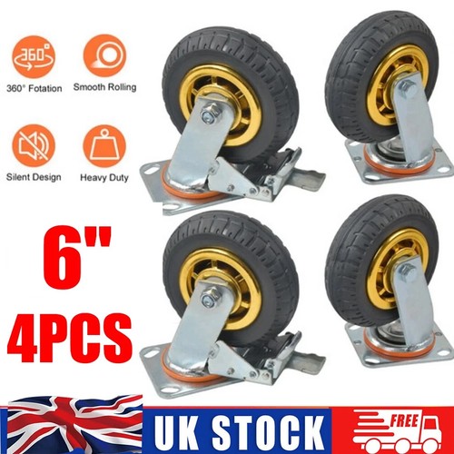 150mm heavy duty swivel - 4x,