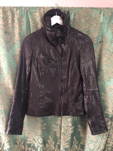 All saints leather jacket - leather,