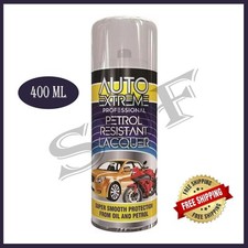 Clear Petrol Resistant Lacquer Gloss Spray Paint Aerosol Auto Extreme 400ml 1061