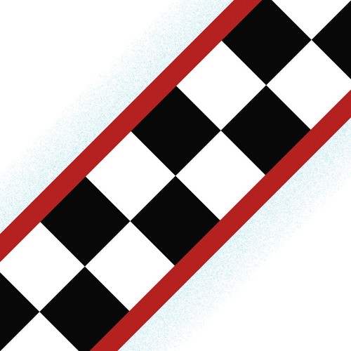 Chequered flag bedroom wall - flag,