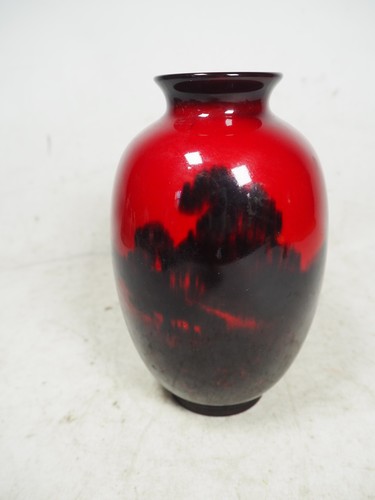 Royal doulton flambe vase - royal,