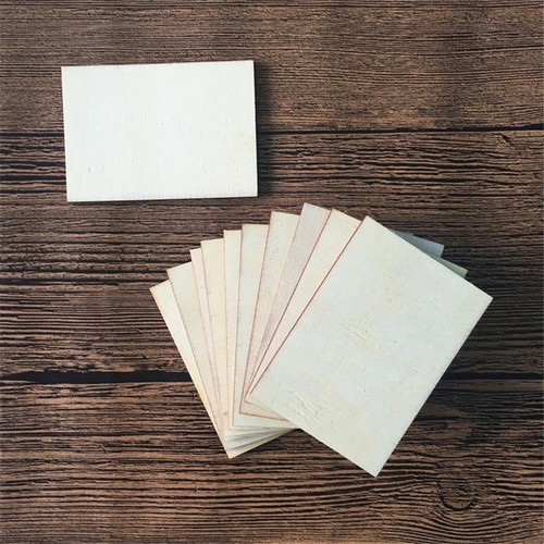 10pcs poplar wood shapes - poplar,