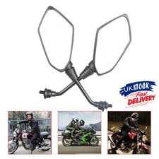 Black Motorcycle Rearview Side