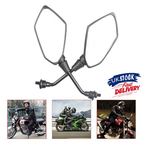 Black motorcycle rearview side - rearview,