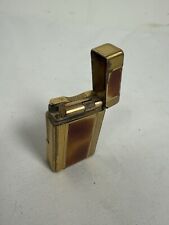 St Dupont de Paris Lighter Vintage Made In France Brown And Gold Caramel Lacquer