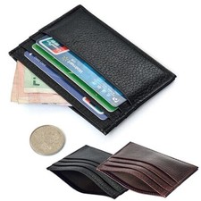Slim Card Case Genuine Leather