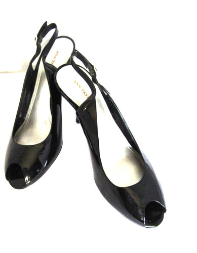 Ann taylor black patent - ann,