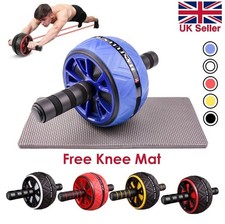 Pro Abs Roller Exercise Wheel Abdominal Core Strength Workout Muscle Cruncher