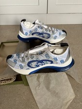 Gucci Run Trainers Blue White