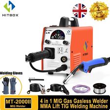 HITBOX 4 IN 1 MIG Welding Machine Gas Gasless 200Amp Inverter MMA TIG MIG Welder