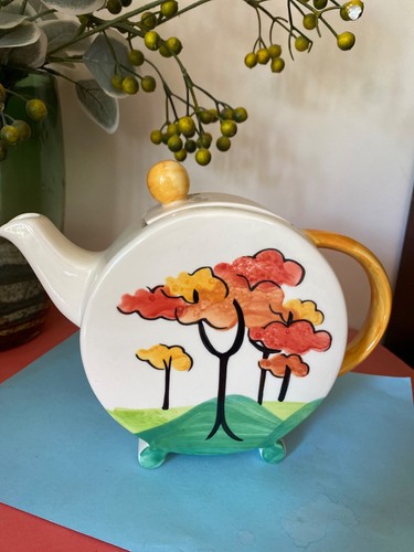 Past times art deco - deco, teapot