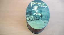 A Pears Soap Oval shaped Tin
