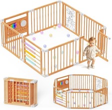 Wooden Baby Playpen Wood