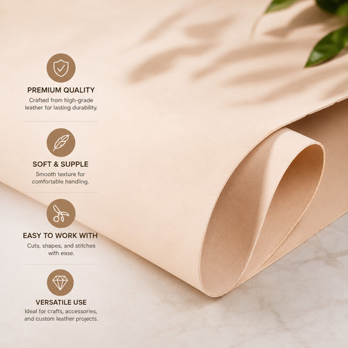 Vegetable tanned cowhide - vegetable,