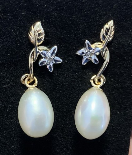 Vintage 14k yellow and white - vintage,