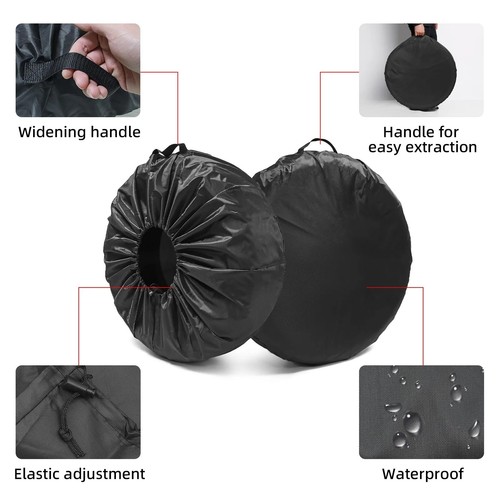 4pcs car spare tire cover - 1/2/4pcs,