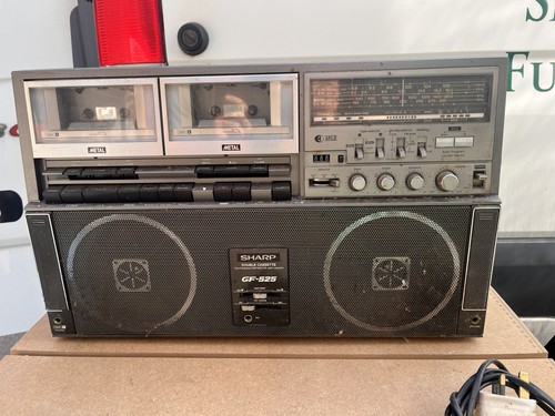 Sharp 525e stereo radio - sharp, gf-525e
