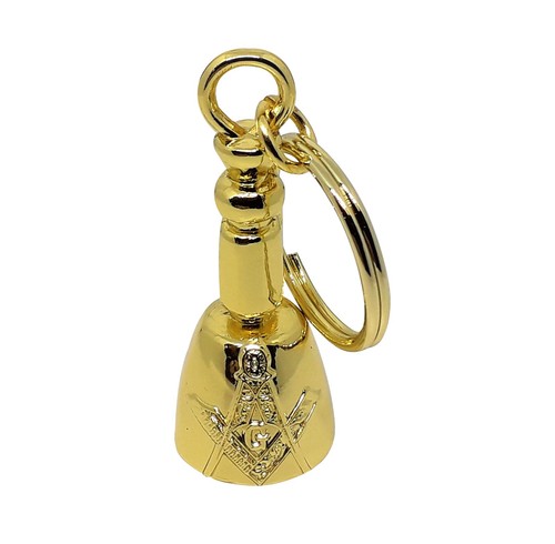 Masonic maul keyring - maul, gold