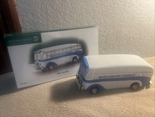 Department 56 Blue Line Bus #56.59411 Vintage Cars Series Ceramic