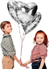 Heart Foil Balloons 30pack of 18 inch - Helium Party Birthday Wedding Romantic