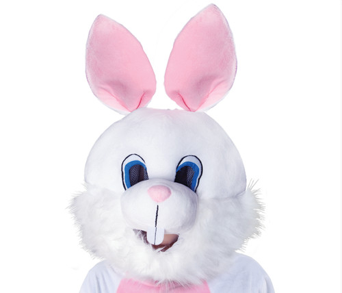 Bunny rabbit head adult plush - adult,