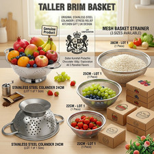 Stainless Steel Wash Basket