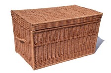 Wicker Laundry Basket Chest