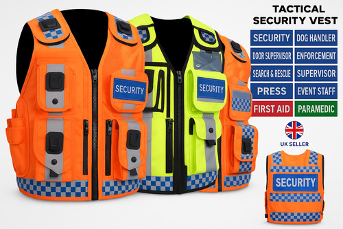 Hiviz security vest - security, tactical