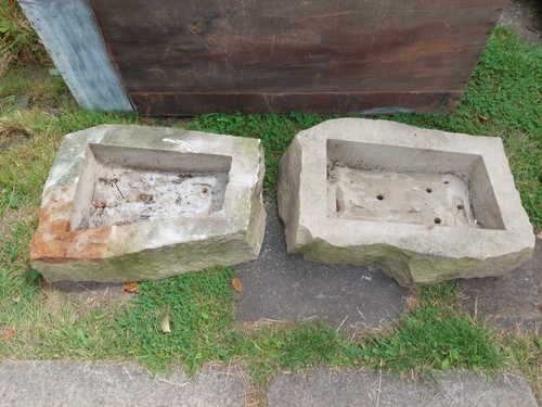 Pair stone garden - pair, of