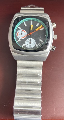 Retro chronograph watch rouge - chronograph,