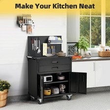 Metal Garage Workbench with