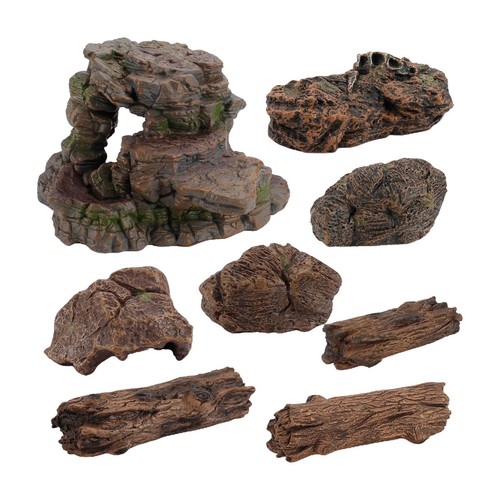 Pvc stone tree - pvc, fake