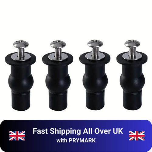 Pack toilet seat hinges - 4,