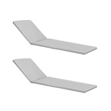 2 Pc Grey Outdoor Rattan Sun