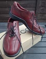 ECCO Dark Red Leather Shoes 7 (40)