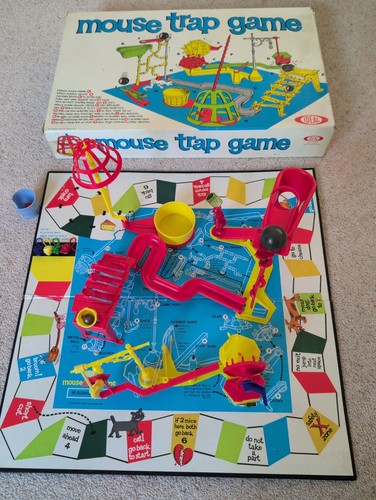 Vintage mouse trap game - trap,