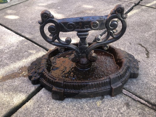 Cast iron boot scraper - cast,